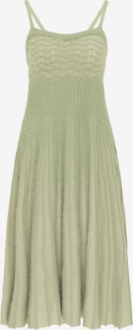 MYMO Knitted dress in Green: front