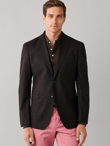 Regular fit Giacca da completo di Hackett London in marrone: frontale