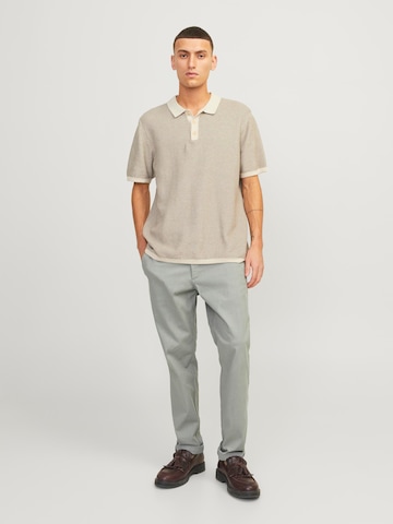 žalia JACK & JONES Prigludęs „Chino“ stiliaus kelnės 'Marco Fury'