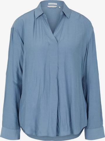 TOM TAILOR Bluse in Blau: predná strana