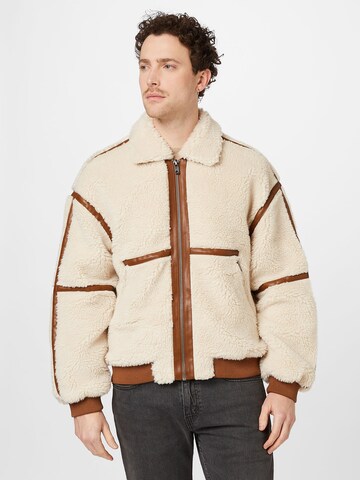 River Island Between-Season Jacket in Beige: front