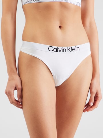 String Calvin Klein Underwear en bleu : devant
