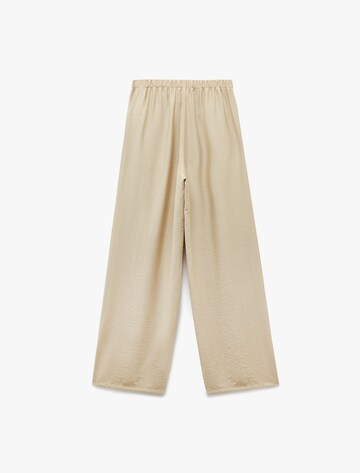 Koton Wide Leg Hose in Beige