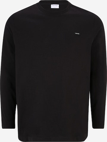 Calvin Klein Big & Tall Bluser & t-shirts i sort: forside