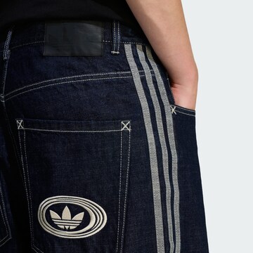 ADIDAS ORIGINALS Wide Leg Jeans in Blau