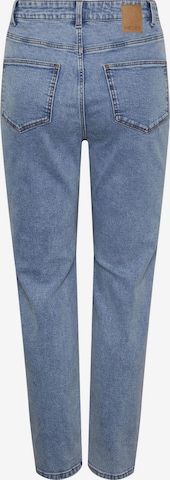 PIECES Tapered Jeans 'Kesia' i blå