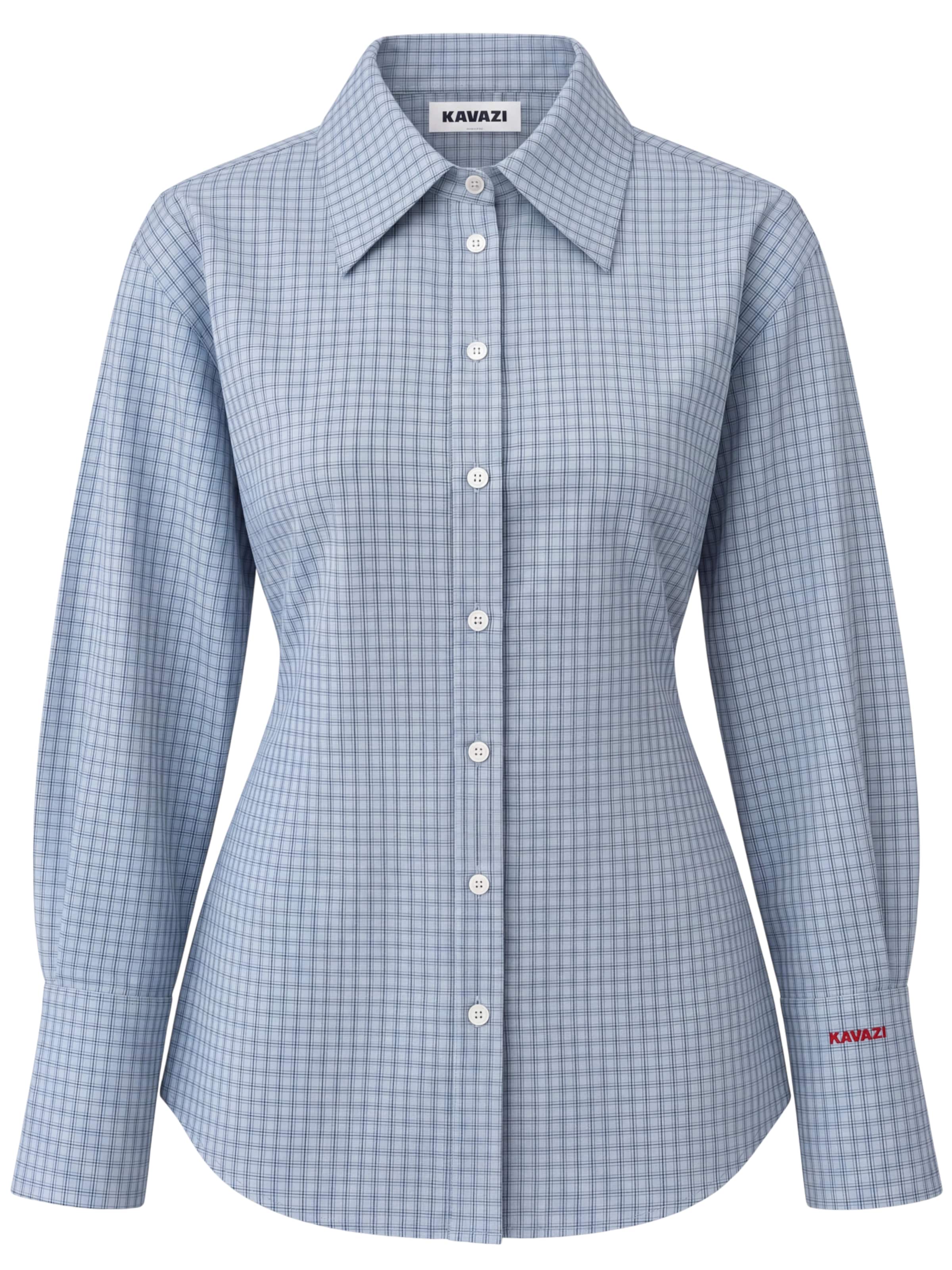 KAVAZI Blouse in XS in Light blue, Item view