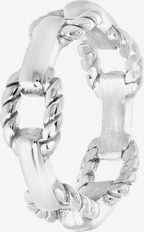 Lucardi Ring in Silver: front