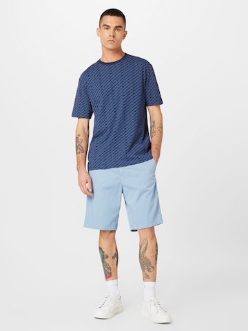 mėlyna UNITED COLORS OF BENETTON Laisvas „Chino“ stiliaus kelnės