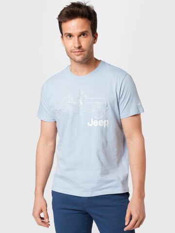 OVS T-Shirt 'JEEP' in Blau: predná strana
