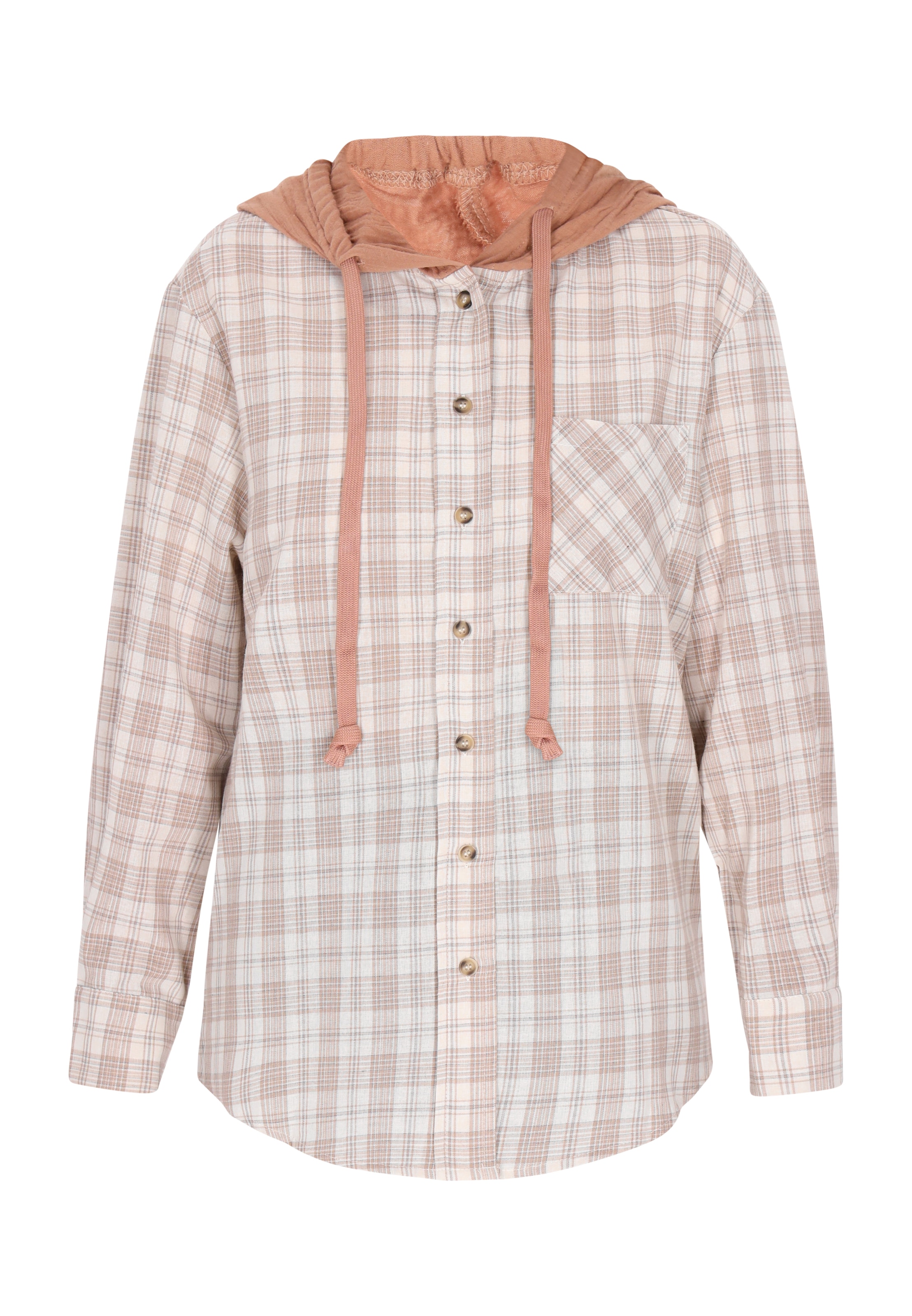 SANIKA Tussenjas in Beige: voorkant