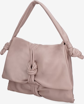 Viola Castellani Schultertasche in Pink: Vorderseite