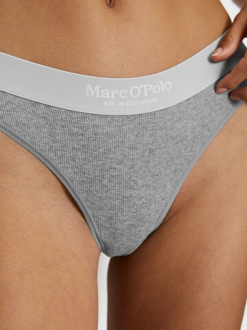 Marc O'Polo String 'Iconic Rib' in Grijs