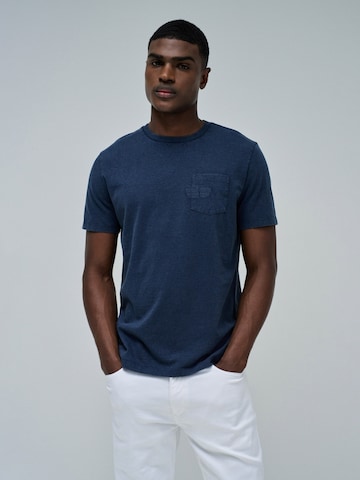 T-Shirt Salsa Jeans en bleu : devant