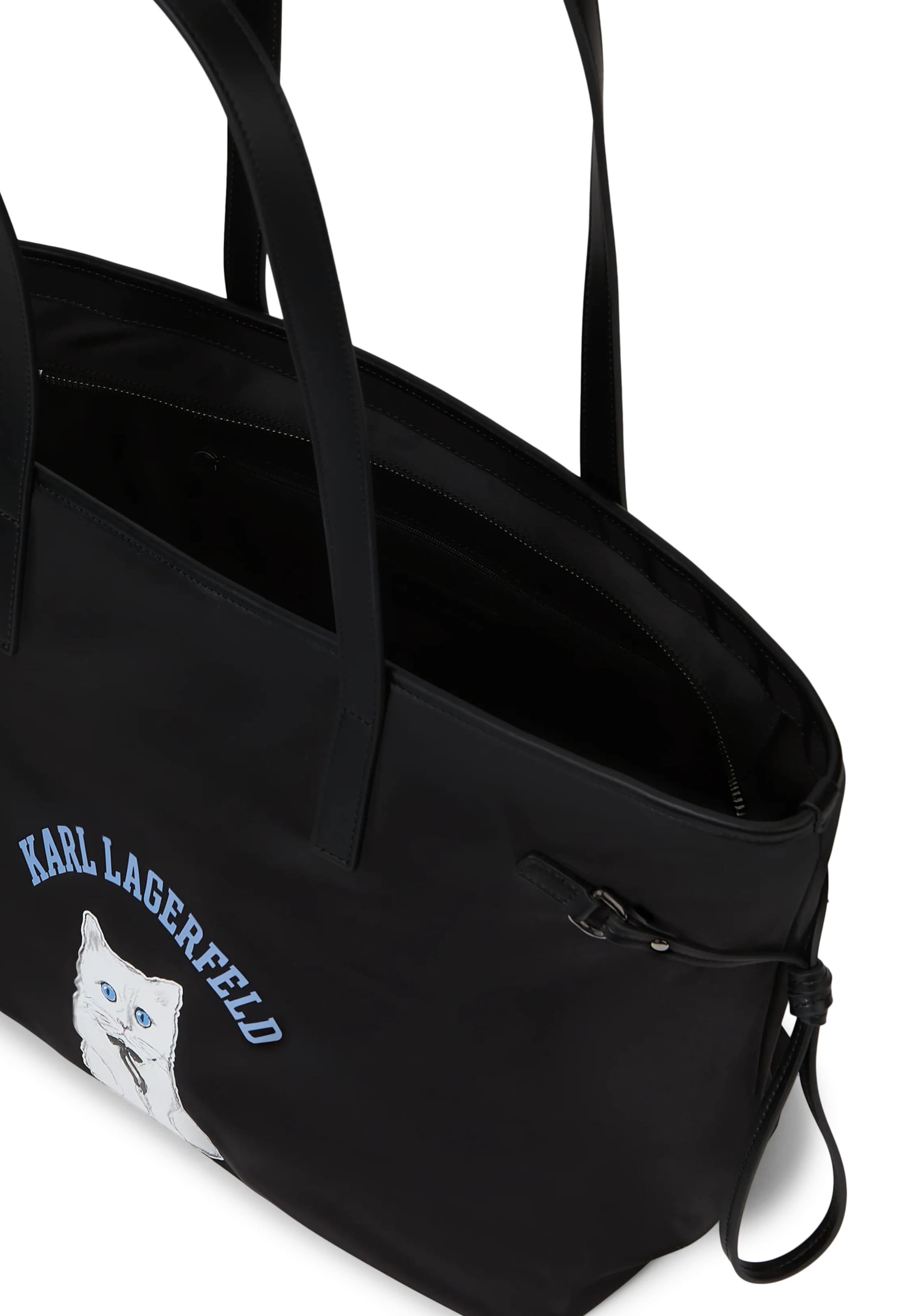 Karl Lagerfeld Shopper 'Ikon Choupette' - Čierna