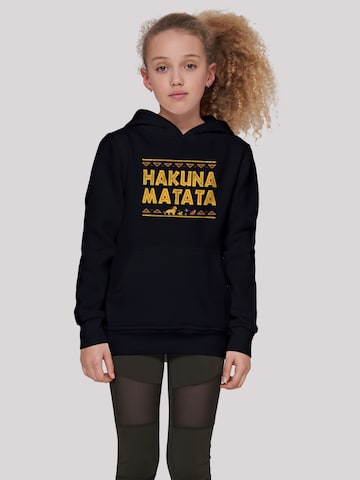 Sweat 'Hakuna Matata' F4NT4STIC en noir : devant