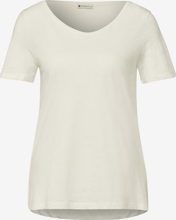 STREET ONE T-Shirt 'Gerda' in Weiß: Vorderseite
