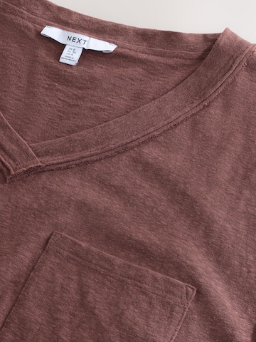 T-shirt oversize Next en marron
