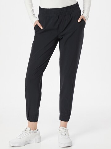 COLUMBIA Tapered Workout Pants 'Pleasant Creek' in Black: front