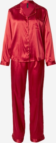 Hunkemöller Pyjama 'Mimimal' värissä punainen: etupuoli