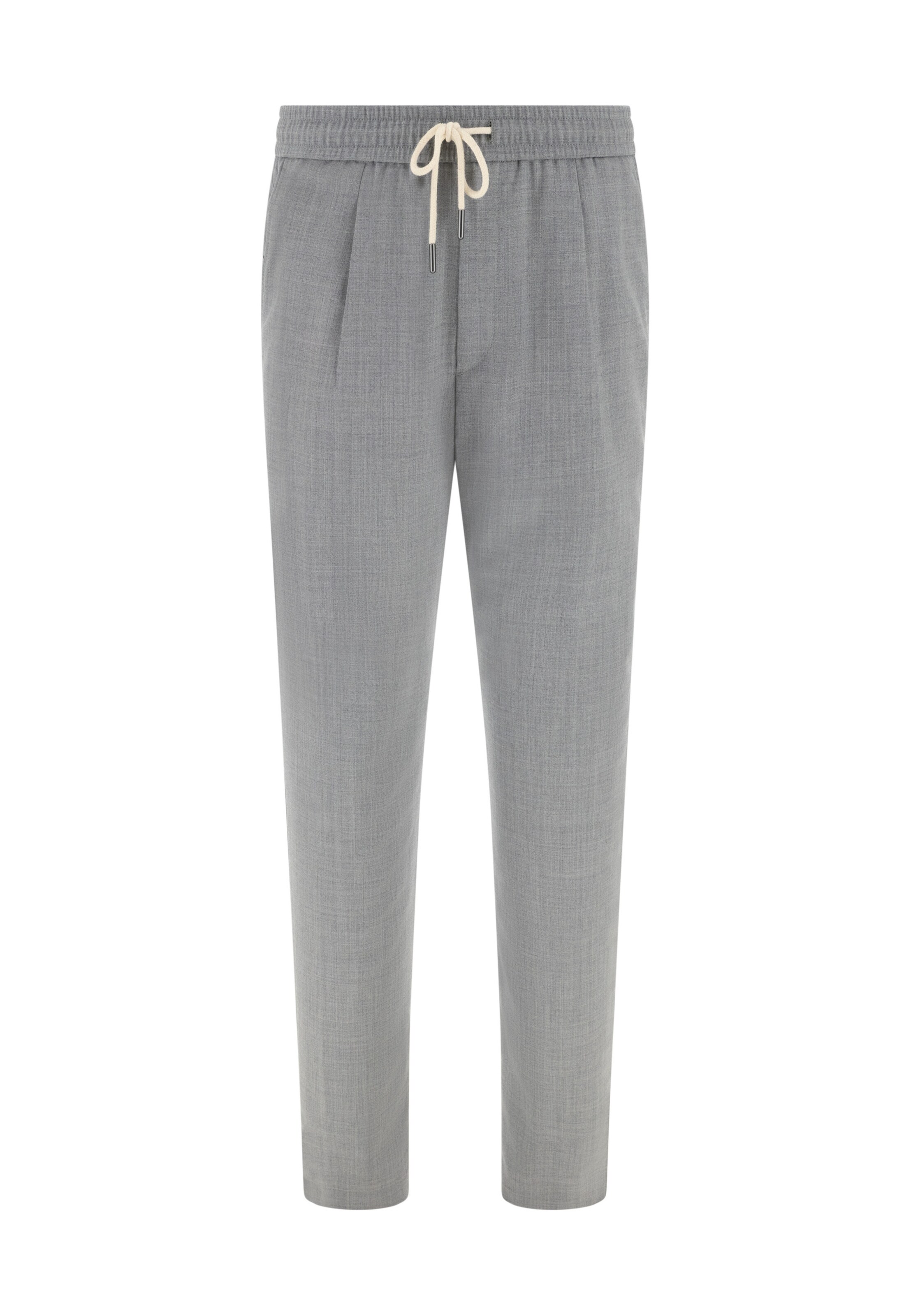 Pantalon à pince Boggi Milano en gris : devant