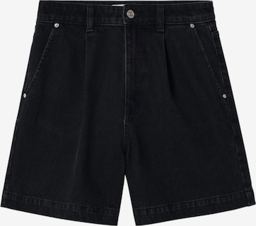 MANGO Loosefit Shorts 'REGINA' in Schwarz: predná strana