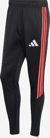 ADIDAS PERFORMANCE Slim fit Sports trousers 'Tiro26' in Black: front