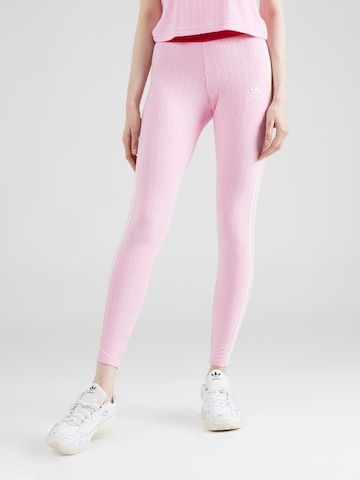 ADIDAS ORIGINALS Slimfit Leggings 'Adicolor 70s' in Pink: predná strana