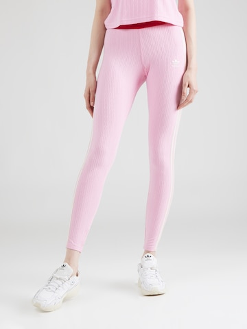 Coupe slim Leggings 'Adicolor 70s' ADIDAS ORIGINALS en rose : devant