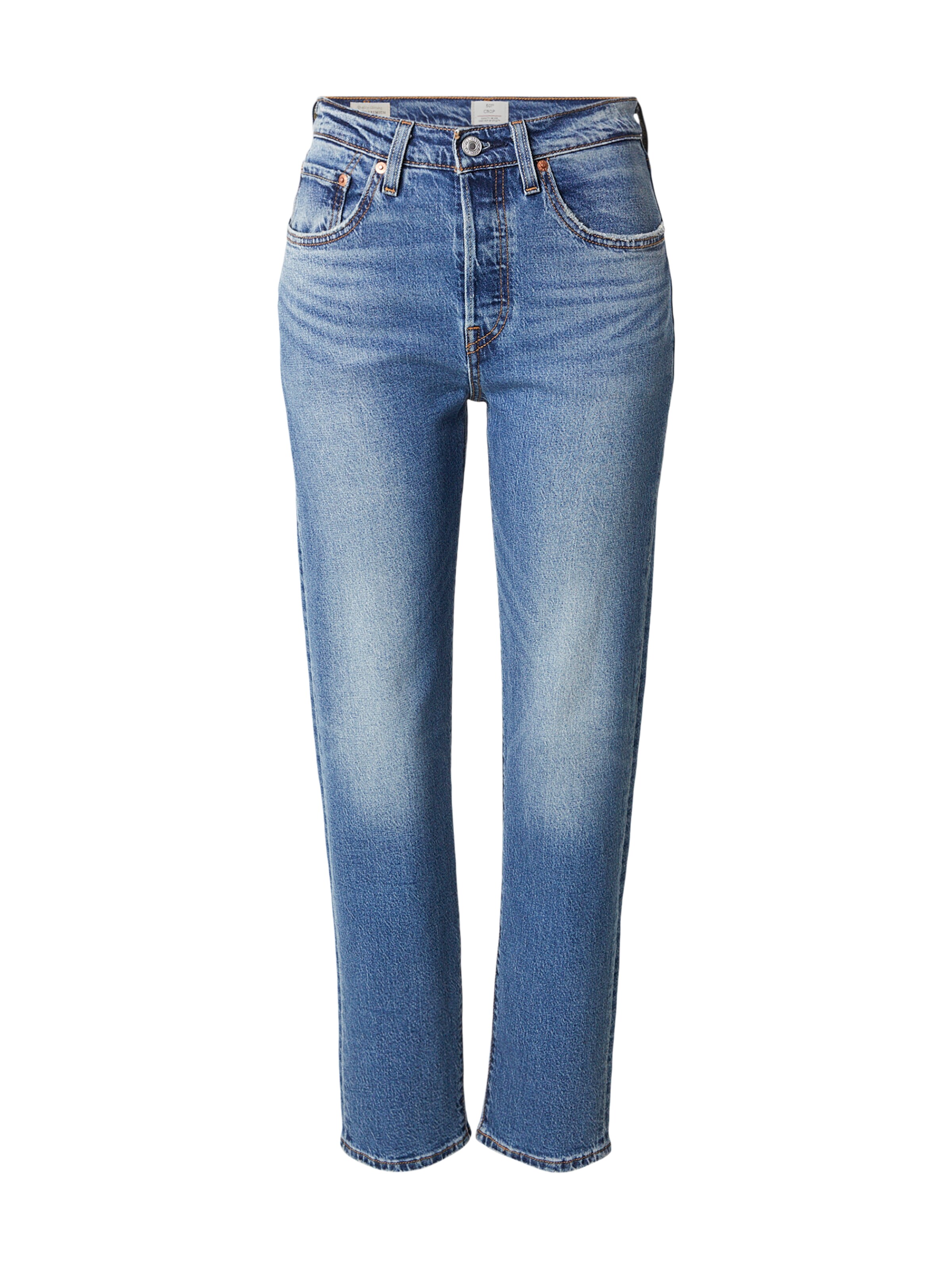 LEVI'S ® Jeans '501® Crop' in blue denim, Produktansicht