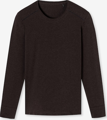 SCHIESSER Shirt in Bruin: voorkant