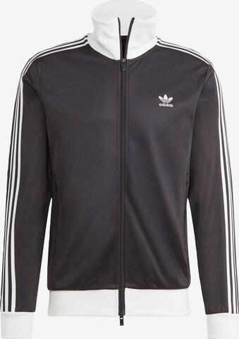 ADIDAS ORIGINALS Sweatjacke 'Adicolor Classics Beckenbauer' in Schwarz: predná strana