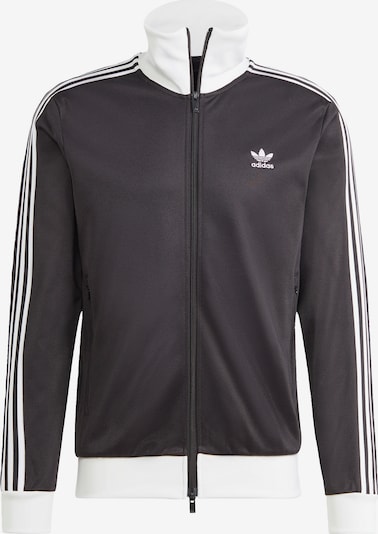 ADIDAS ORIGINALS Sweatvest 'Adicolor Classics Beckenbauer' in de kleur Zwart / Wit, Productweergave