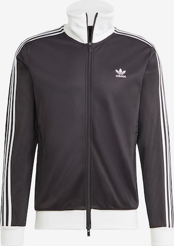 Jachetă de trening 'Adicolor Classics Beckenbauer' de la ADIDAS ORIGINALS pe negru: față