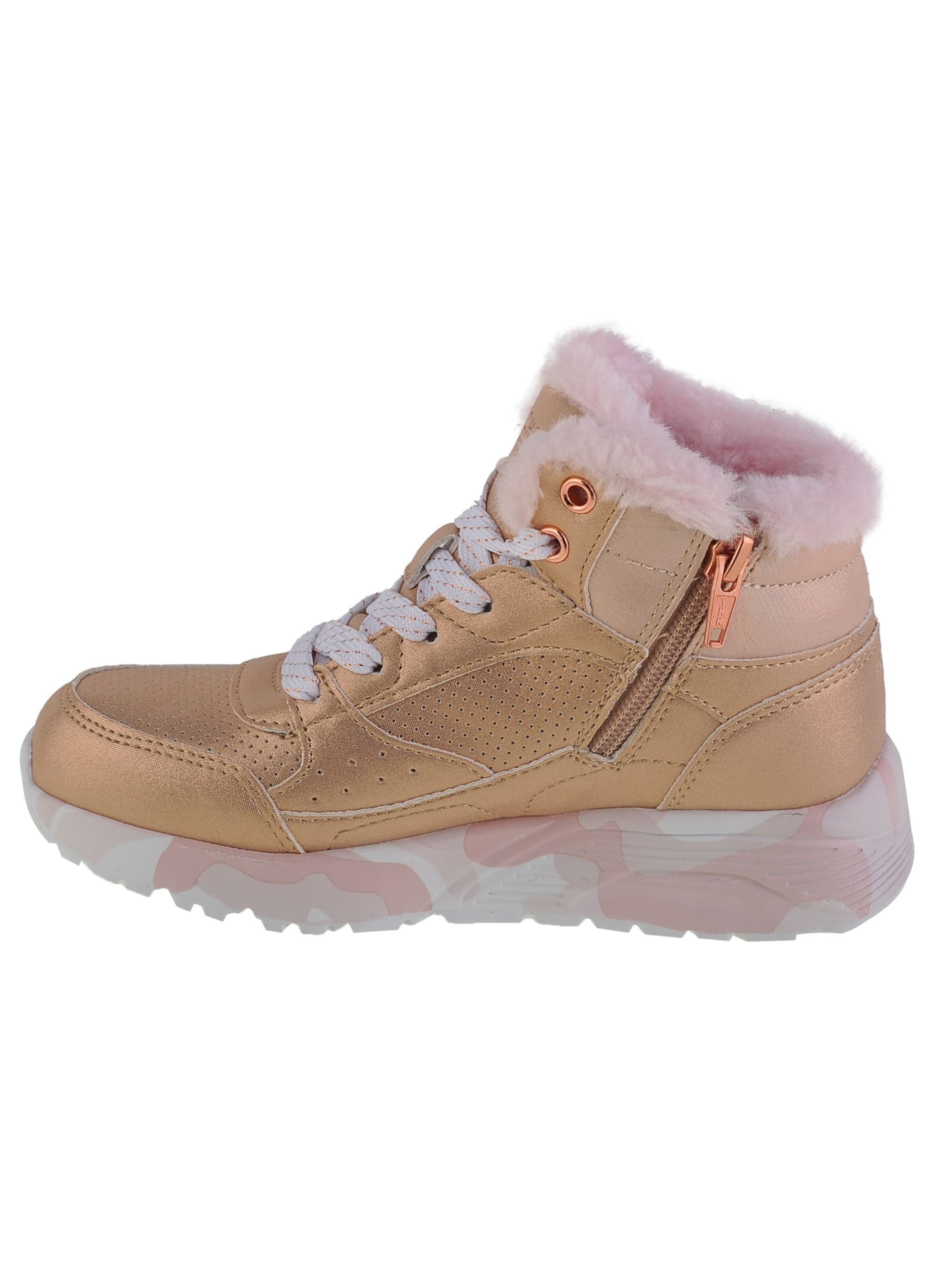 SKECHERS Sneakers 'Uno Lite - Camo Dazzle' in Gold: front