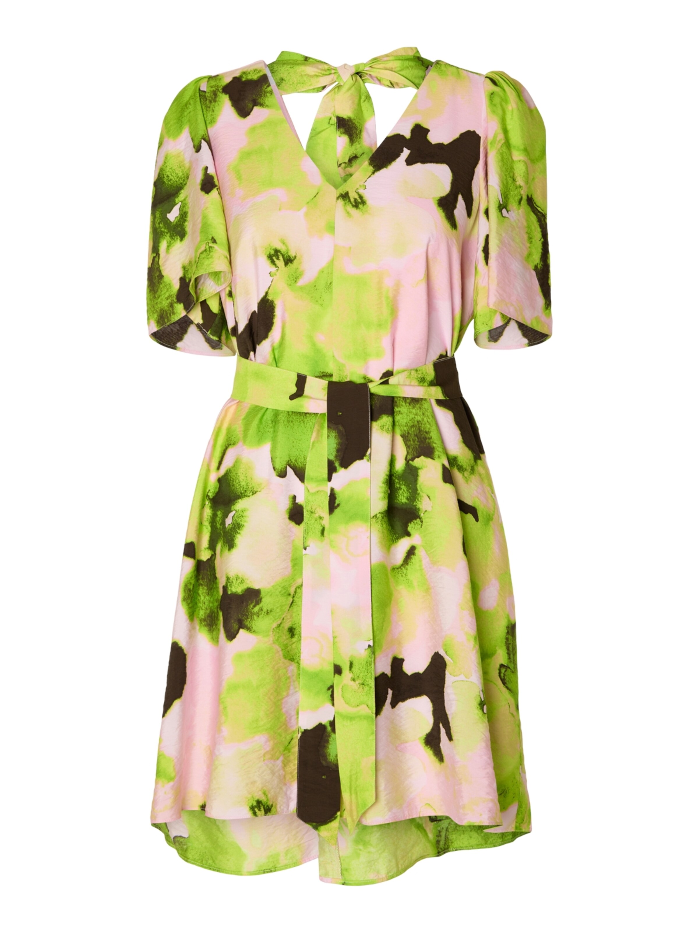 Robe 'Helinda' SELECTED en vert : devant