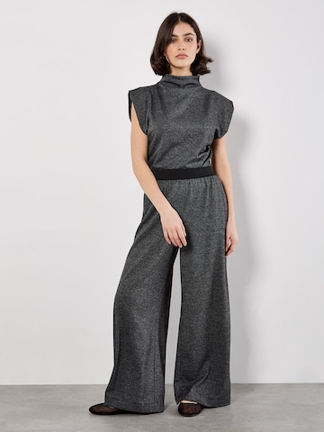 Wide Leg Pantalon ' ' Apricot en gris : devant