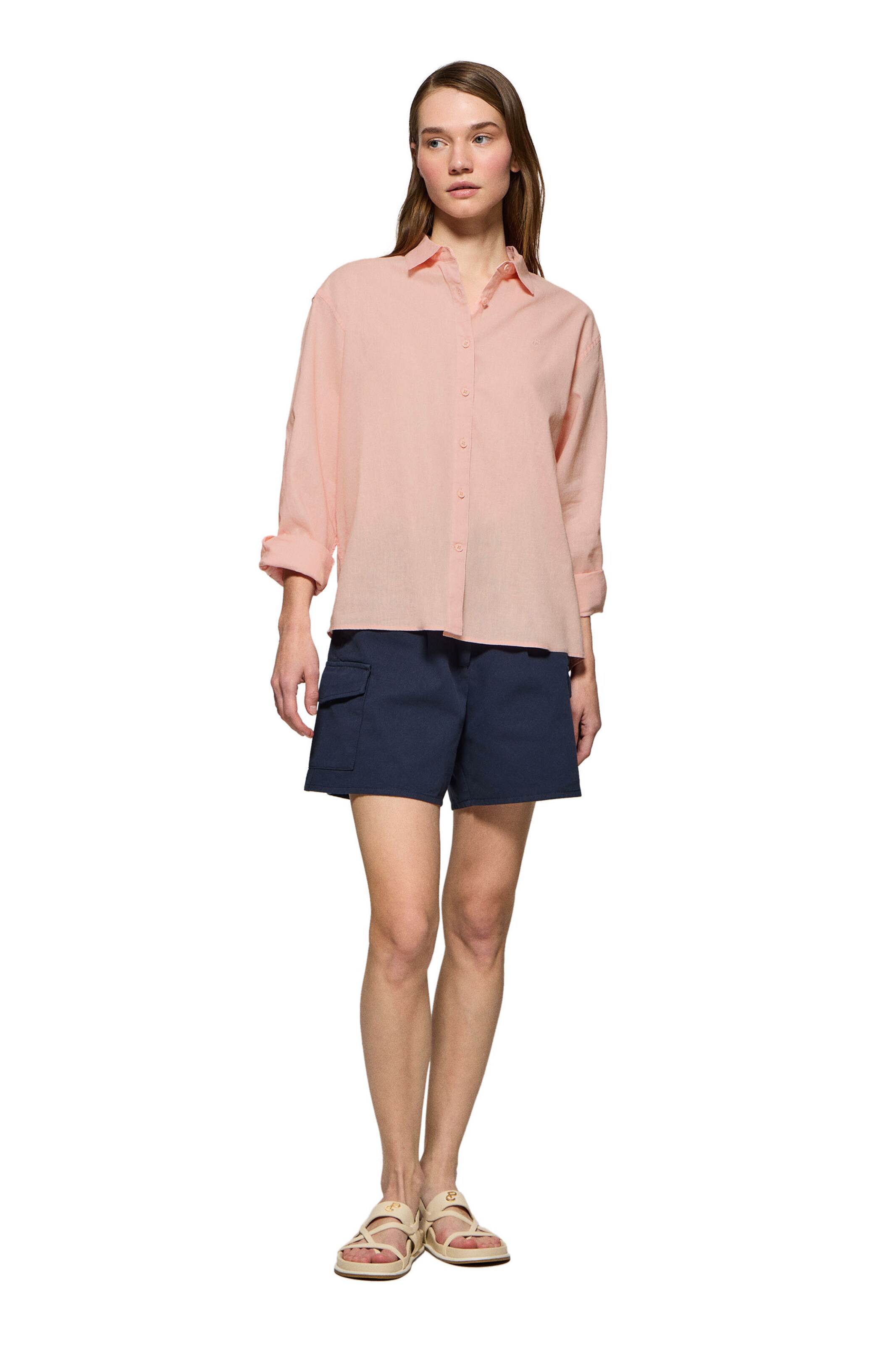 Polo Club Blouse in Orange