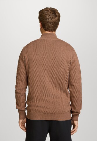 Kronstadt Gebreid vest 'Carlo' in Bruin