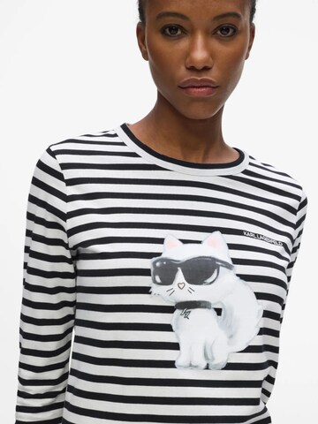 Tricou 'Ikon' de la Karl Lagerfeld pe negru