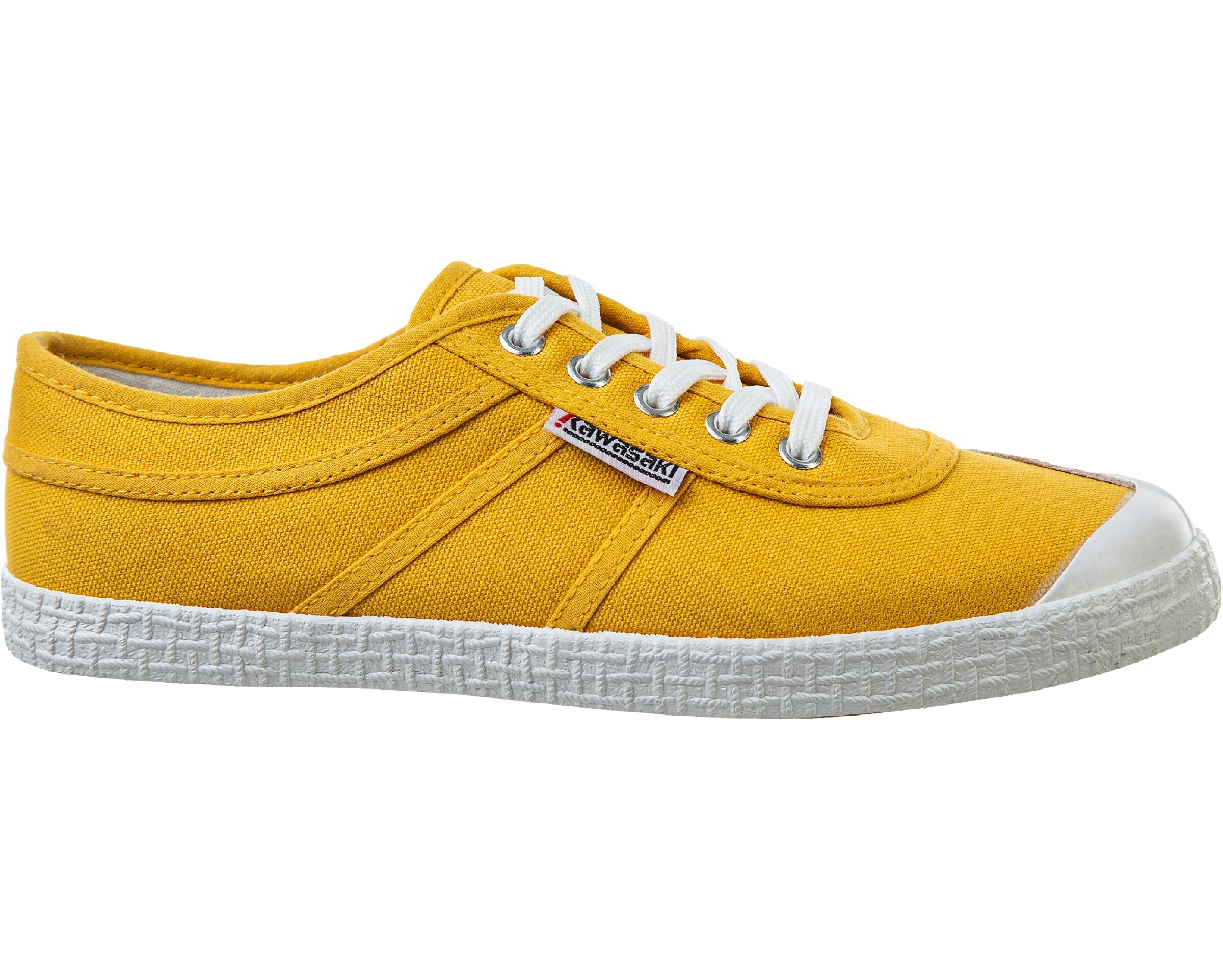 KAWASAKI Klassischer Sneaker im coolen Retrodesign in Gelb