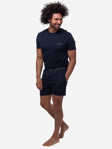 Mey Pyjama kurz 'Aarhus'‌‌‌‌‌‌ in Blau
