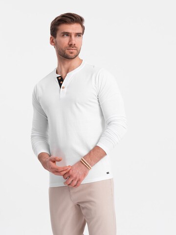 Ombre Shirt 'OM-LSCL-0107' in White