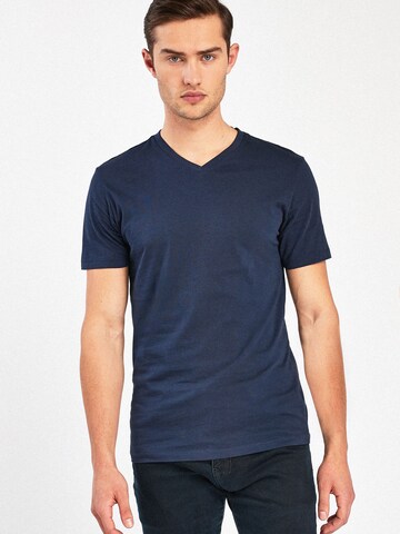 Next - Camiseta en azul: frente