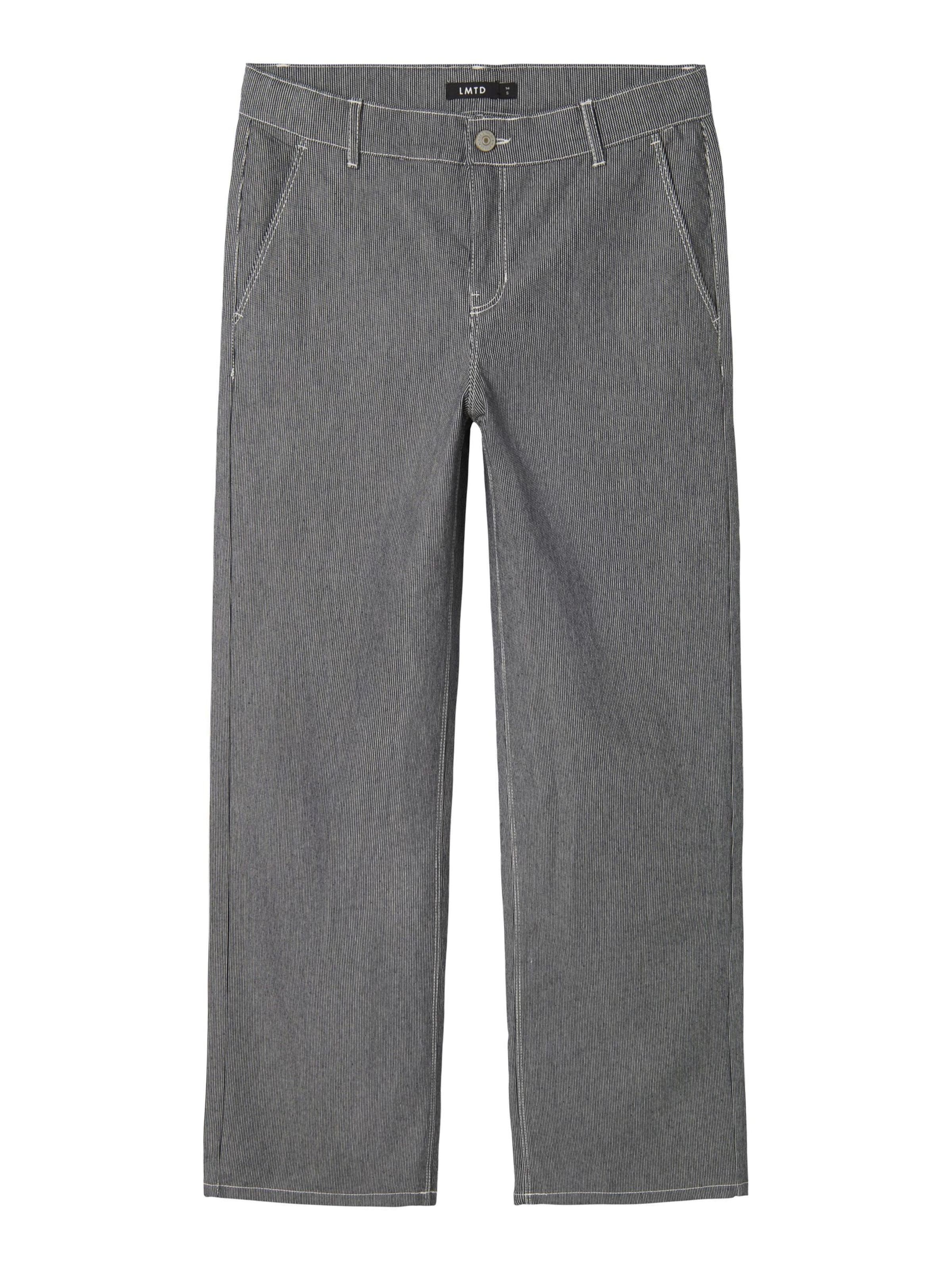 LMTD Wide Leg Bukser i grå: forside