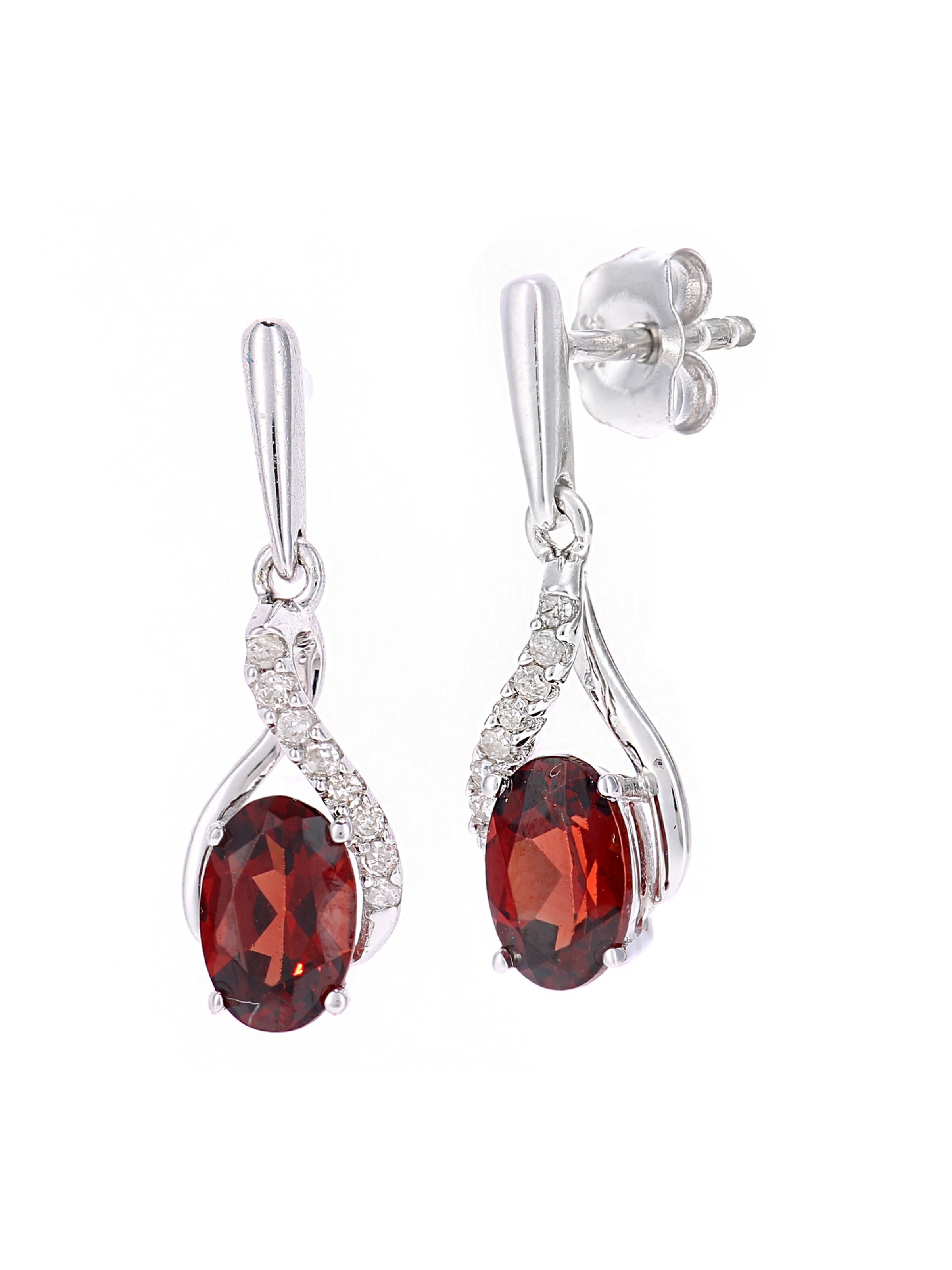 DIAMANT LETERNEL Ohrringe‌‌‌‌‌‌‌‌‌ in Silber: Vorderseite