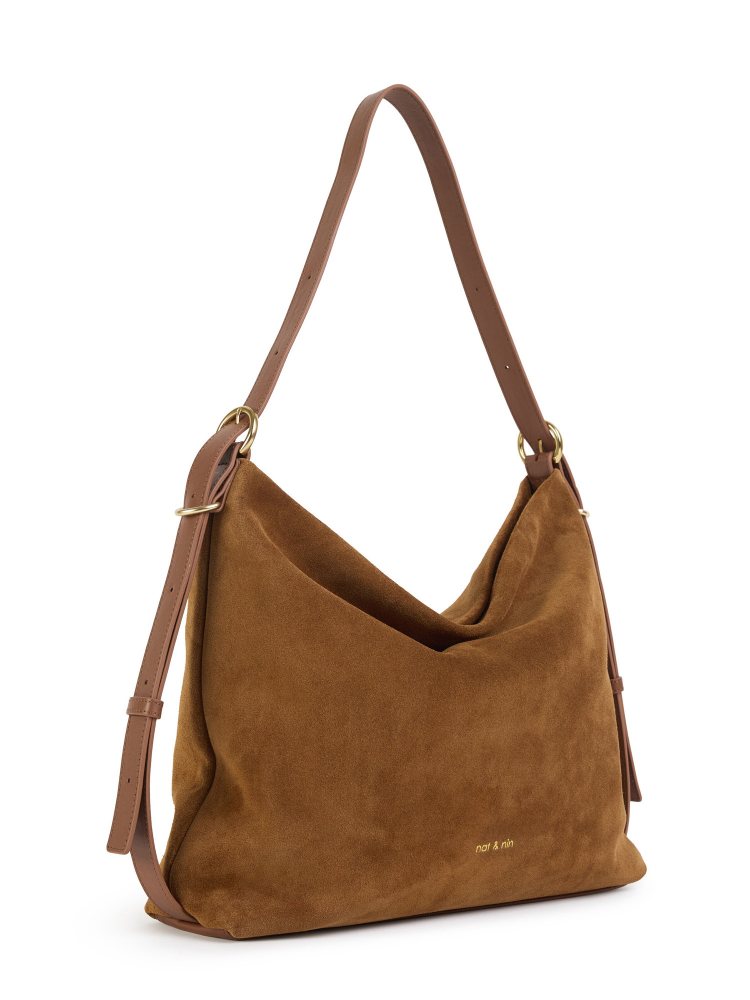 Nat&Nin Наплечная сумка 'Moreen' в Коричневый