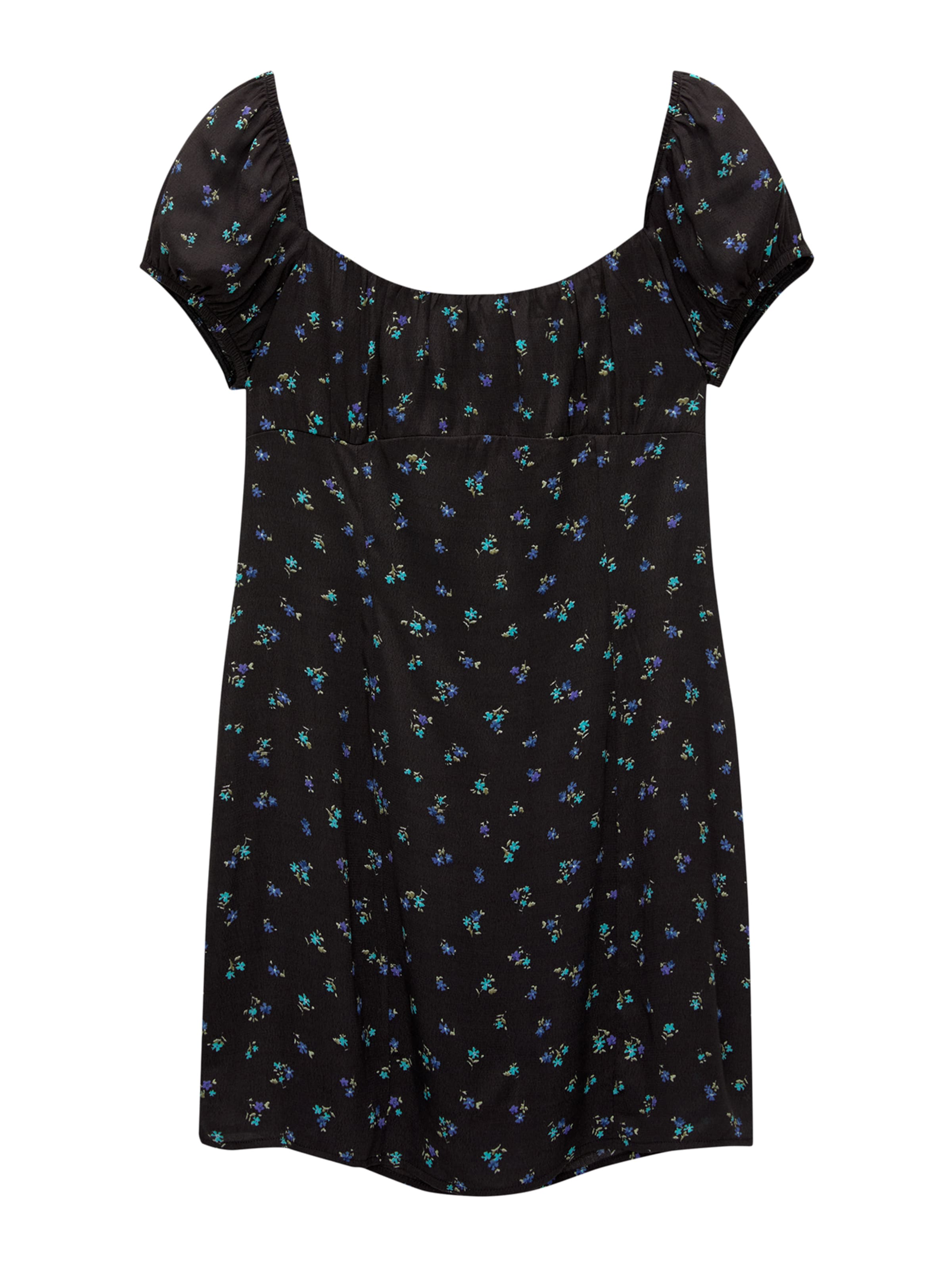 Pull&Bear Letní šaty – černá: přední strana