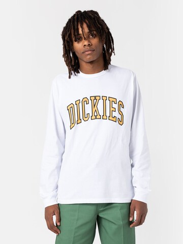 DICKIES Sweatshirt 'Aitkin' in White: front