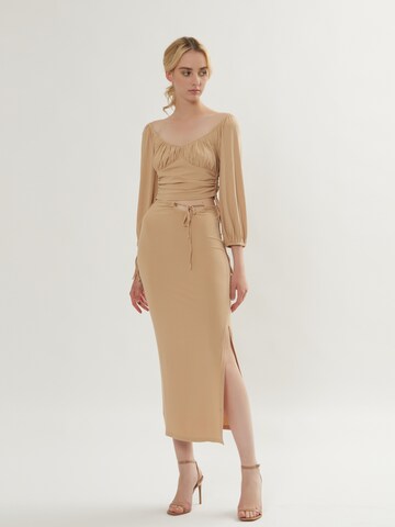 Influencer Skirt in Beige